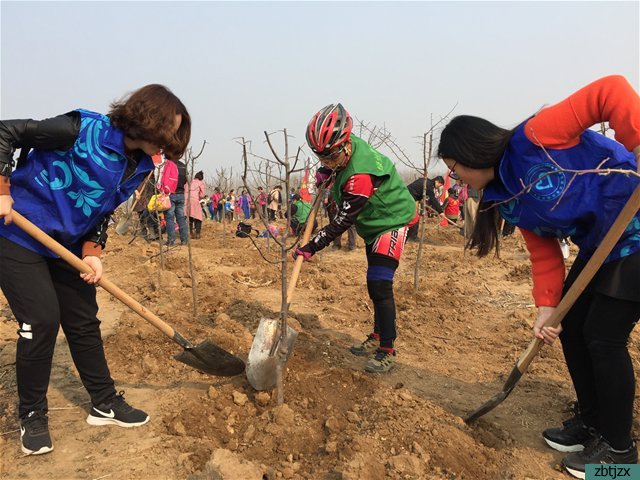 淄博市特殊教育中心青年志愿者公益植樹